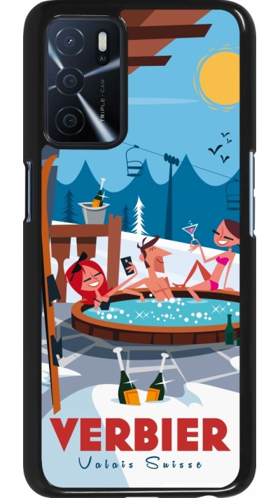 Coque Oppo A16s - Verbier Mountain Jacuzzi
