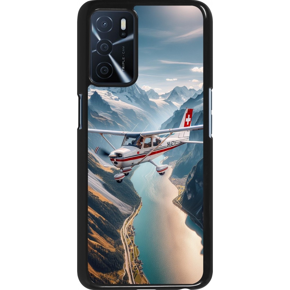 OPPO A16s Case Hülle - Schweizer Alpenflug