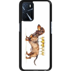 Coque OPPO A16s - Wine Teckel