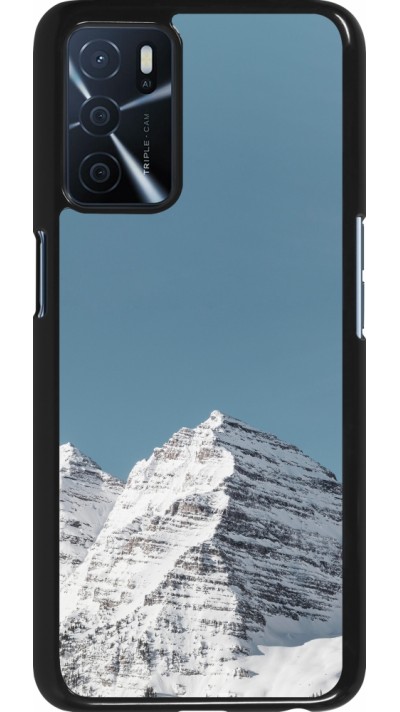 Coque Oppo A16s - Winter 22 blue sky mountain