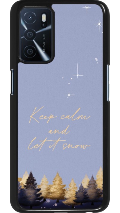 OPPO A16s Case Hülle - Winter 25 Winter illustration of trees