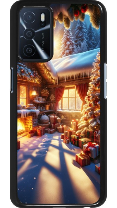 Coque OPPO A16s - Noël Chalet Féerie