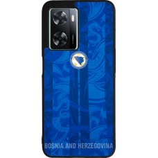 OPPO A57 5G Case Hülle - Silikon schwarz Bosnien und Herzegowina 2026 personalisierbares Fussballtrikot
