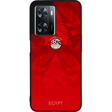 OPPO A57 5G Case Hülle - Silikon schwarz Ägypten 2026 personalisierbares Fussballtrikot