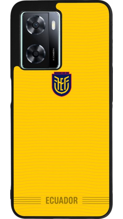 OPPO A57 5G Case Hülle - Silikon schwarz Ecuador 2026 personalisierbares Fussballtrikot