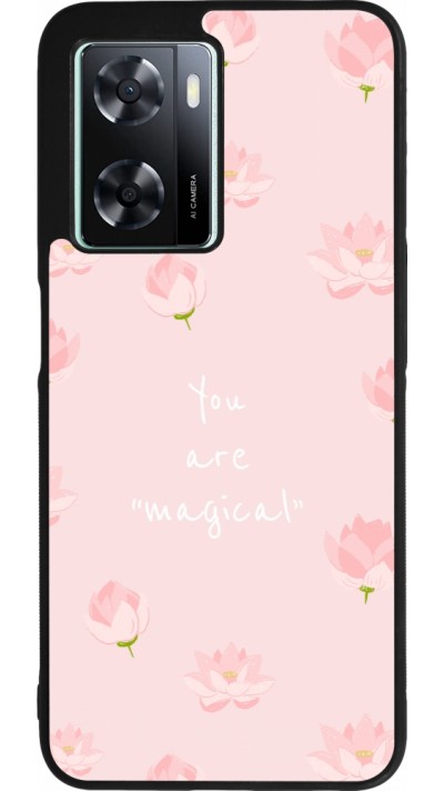 Coque OPPO A57 5G - Silicone rigide noir Mom 2023 your are magical