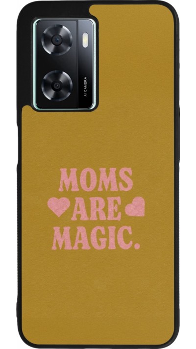 OPPO A57 5G Case Hülle - Silikon schwarz Mom 2026 Are Magic