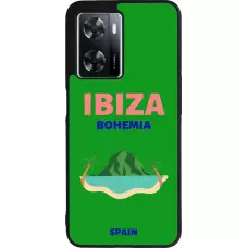 Coque OPPO A57 5G - Silicone rigide noir Pop Summer Destination Ibiza