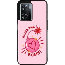 Coque OPPO A57 5G - Silicone rigide noir Saint Valentines Day 26 You are the bomb