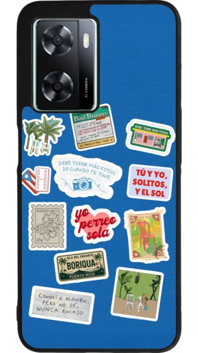 OPPO A57 5G Case Hülle - Silikon schwarz Seals of the Dominican Republic DTMF