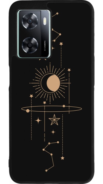 Coque OPPO A57 5G - Silicone rigide noir Spring 23 astro