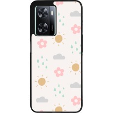 Coque OPPO A57 5G - Silicone rigide noir Spring 23 weather
