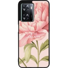 OPPO A57 5G Case Hülle - Silikon schwarz Just Bloom Spring 2026