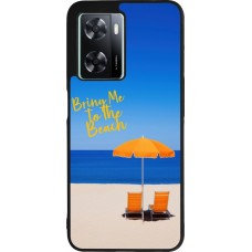 Coque OPPO A57 5G - Silicone rigide noir Summer 2025 Bring me to the beach