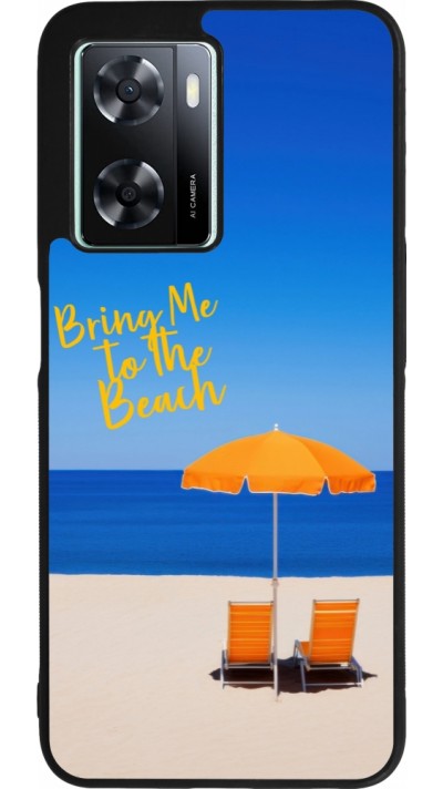 Coque OPPO A57 5G - Silicone rigide noir Summer 2025 Bring me to the beach