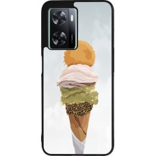 Coque OPPO A57 5G - Silicone rigide noir Summer 2025 Cornet