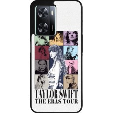Coque OPPO A57 5G - Silicone rigide noir Taylor Swift The Eras Tour