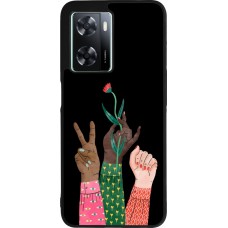 Coque OPPO A57 5G - Silicone rigide noir Womens day 2026 2