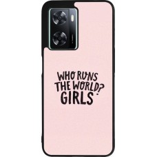 OPPO A57 5G Case Hülle - Silikon schwarz Womens day 2026 3