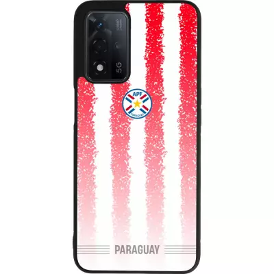 OPPO A93s 5G Case Hülle - Silikon schwarz Paraguay 2026 personalisierbares Fussballtrikot