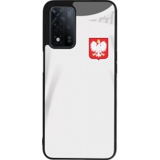 OPPO A93s 5G Case Hülle - Silikon schwarz Polen 2022 personalisierbares Fussballtrikot