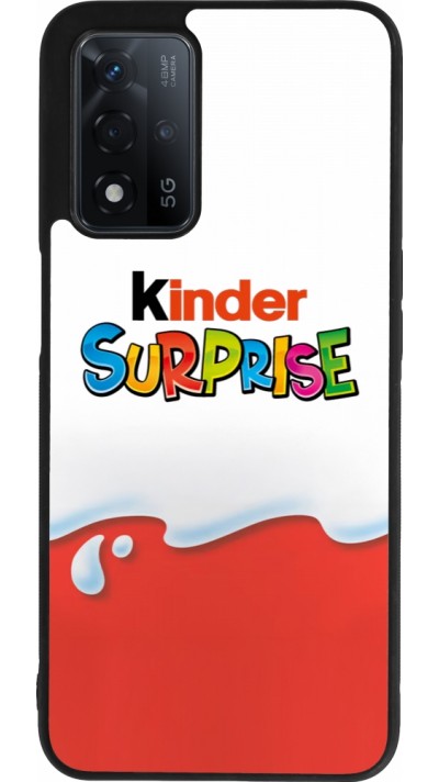 OPPO A93s 5G Case Hülle - Silikon schwarz Kinder Surprise