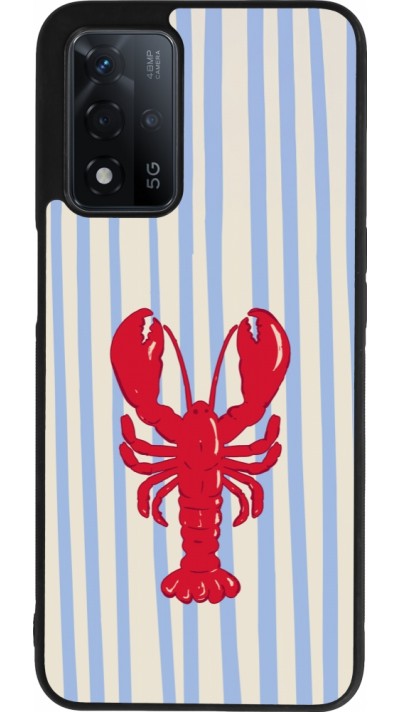 Coque OPPO A93s 5G - Silicone rigide noir Red lobster 2026