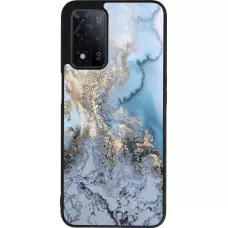 Coque OPPO A93s 5G - Silicone rigide noir Marble 04
