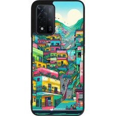 Coque OPPO A93s 5G - Silicone rigide noir Medellin Comuna 13 Art
