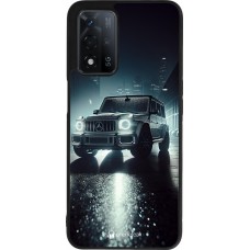 Coque OPPO A93s 5G - Silicone rigide noir Mercedes G AMG Night