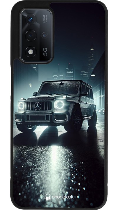 OPPO A93s 5G Case Hülle - Silikon schwarz Mercedes G AMG Nacht