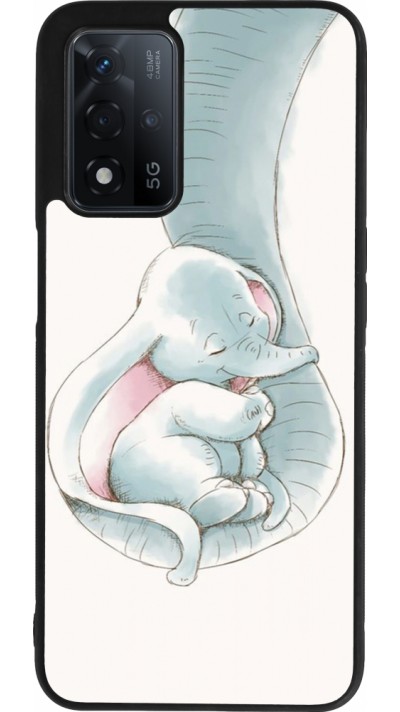 OPPO A93s 5G Case Hülle - Silikon schwarz Mom 1903