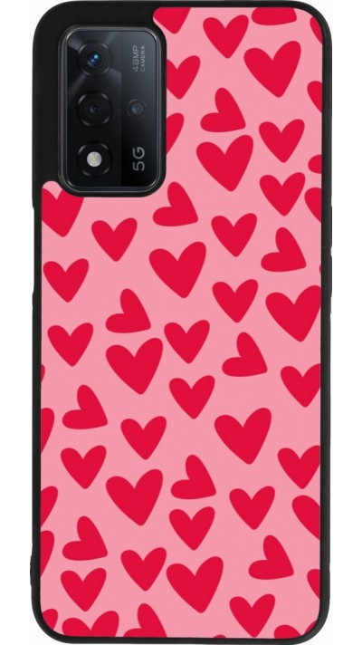 OPPO A93s 5G Case Hülle - Silikon schwarz Mom 2024 kleine Herzen