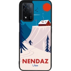 OPPO A93s 5G Case Hülle - Silikon schwarz Nendaz Cabane Ski