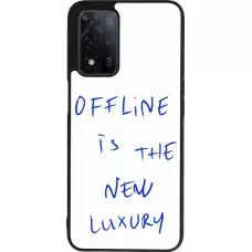OPPO A93s 5G Case Hülle - Silikon schwarz Offline is the new luxury