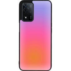OPPO A93s 5G Case Hülle - Silikon schwarz Orange Pink Blue Gradient