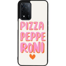OPPO A93s 5G Case Hülle - Silikon schwarz Pizza pepperoni 2026