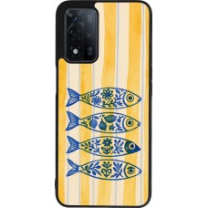 OPPO A93s 5G Case Hülle - Silikon schwarz Portuguese fish 2026