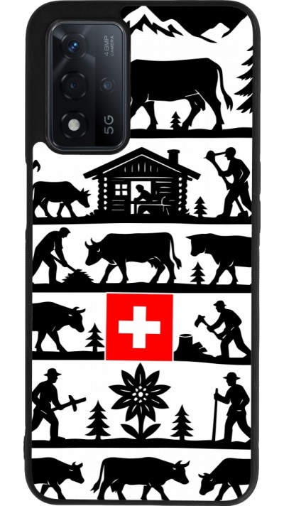OPPO A93s 5G Case Hülle - Silikon schwarz Poya Schweiz 1