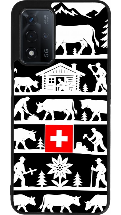 OPPO A93s 5G Case Hülle - Silikon schwarz Poya Schweiz 1 schwarz