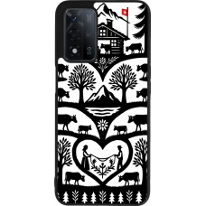 Coque OPPO A93s 5G - Silicone rigide noir Poya Suisse 2