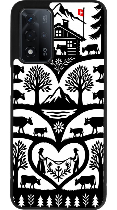 OPPO A93s 5G Case Hülle - Silikon schwarz Poya Schweiz 2