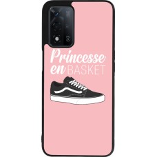 Coque OPPO A93s 5G - Silicone rigide noir princesse en basket