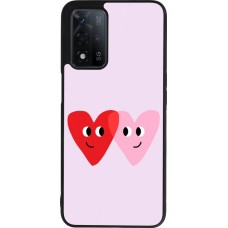 Coque OPPO A93s 5G - Silicone rigide noir Saint Valentines Day 26 Heart