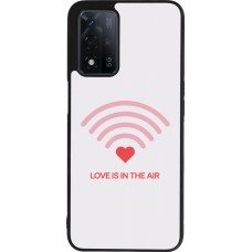 Coque OPPO A93s 5G - Silicone rigide noir Saint Valentines Day 26 Love is in the air
