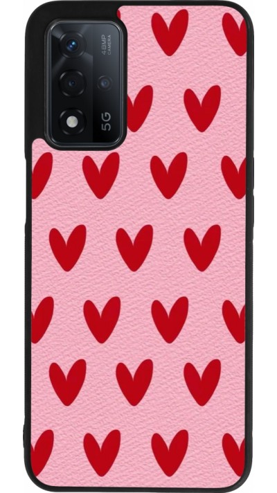 Coque OPPO A93s 5G - Silicone rigide noir Saint Valentines Day 26 Pattern heart
