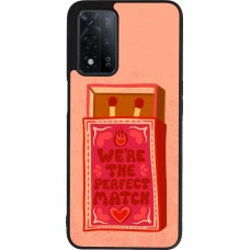 Coque OPPO A93s 5G - Silicone rigide noir Saint Valentines Day 26 Perfect Match