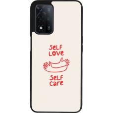 Coque OPPO A93s 5G - Silicone rigide noir Saint Valentines Day 26 Self love self care