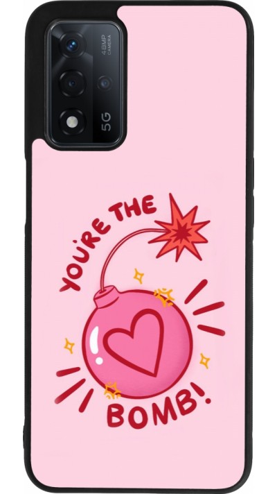 Coque OPPO A93s 5G - Silicone rigide noir Saint Valentines Day 26 You are the bomb
