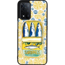 Coque OPPO A93s 5G - Silicone rigide noir Sardines in oil 2026